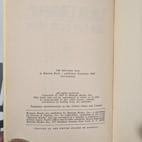 The Key-Lock Man by Louis L'Amour 1965 Paperback - Used - Picture 2 of 6